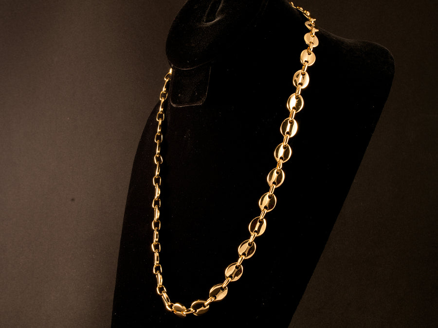 Gold 11mm Mariner Link Chain