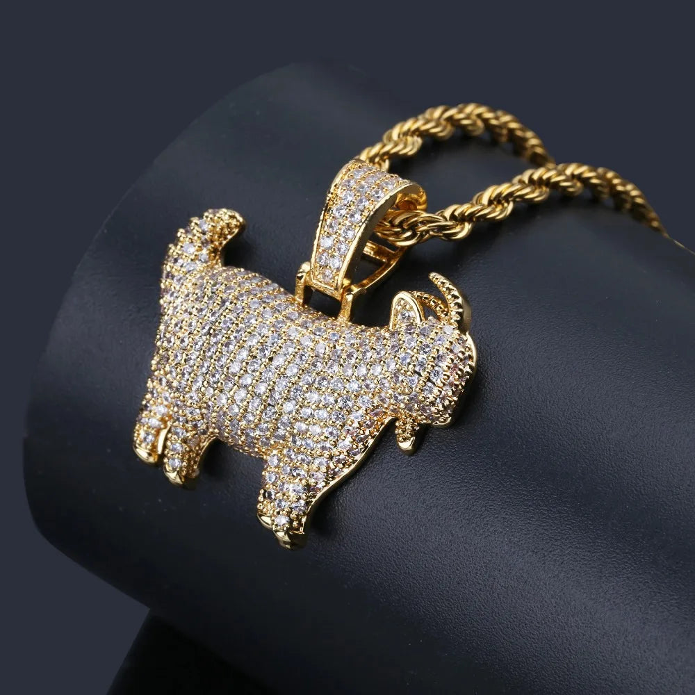 Full Pave Goat Charm