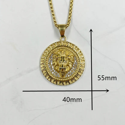 Lion Sun Charm