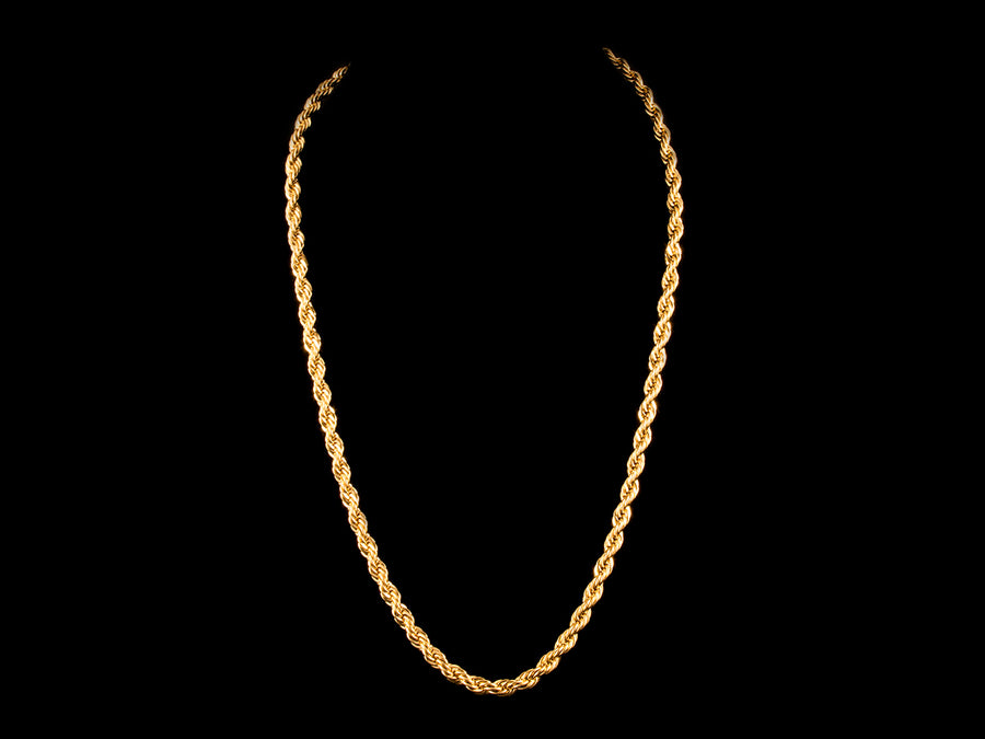 Gold 5mm Rope Chain