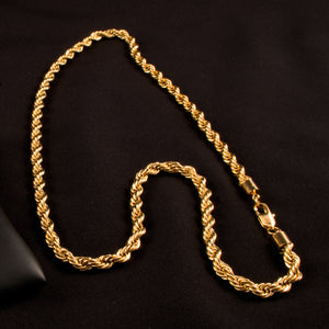 Gold 5mm Rope Chain