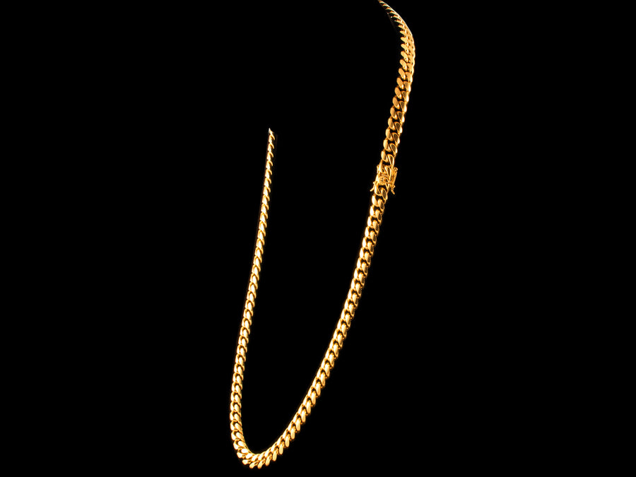 10mm Box Clasp Cuban Link Necklace