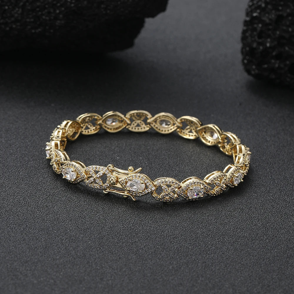 8mm Brilliant Cut Tennis Bracelet