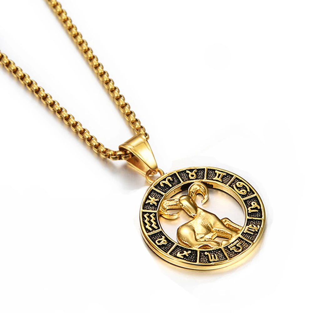 Gold Zodiac Sign Charm