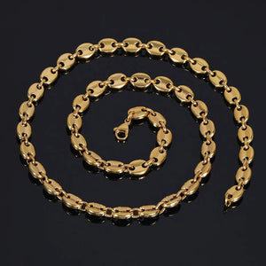 Gold 11mm Mariner Link Chain