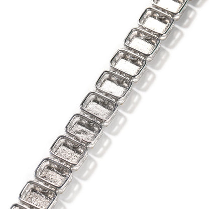 13mm Baguette Pave Bracelet