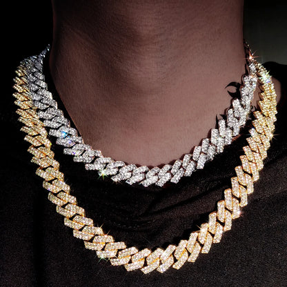 Paved 2-Row Cuban Link