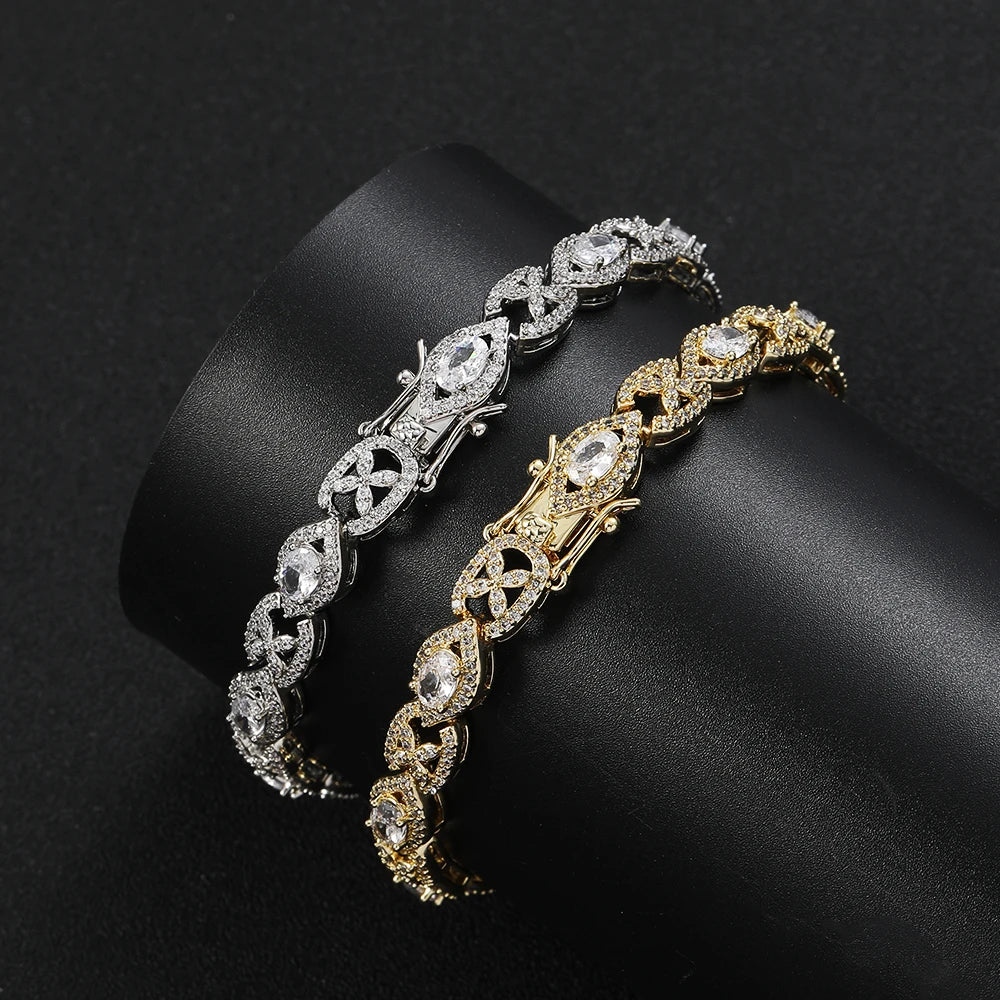 8mm Brilliant Cut Tennis Bracelet