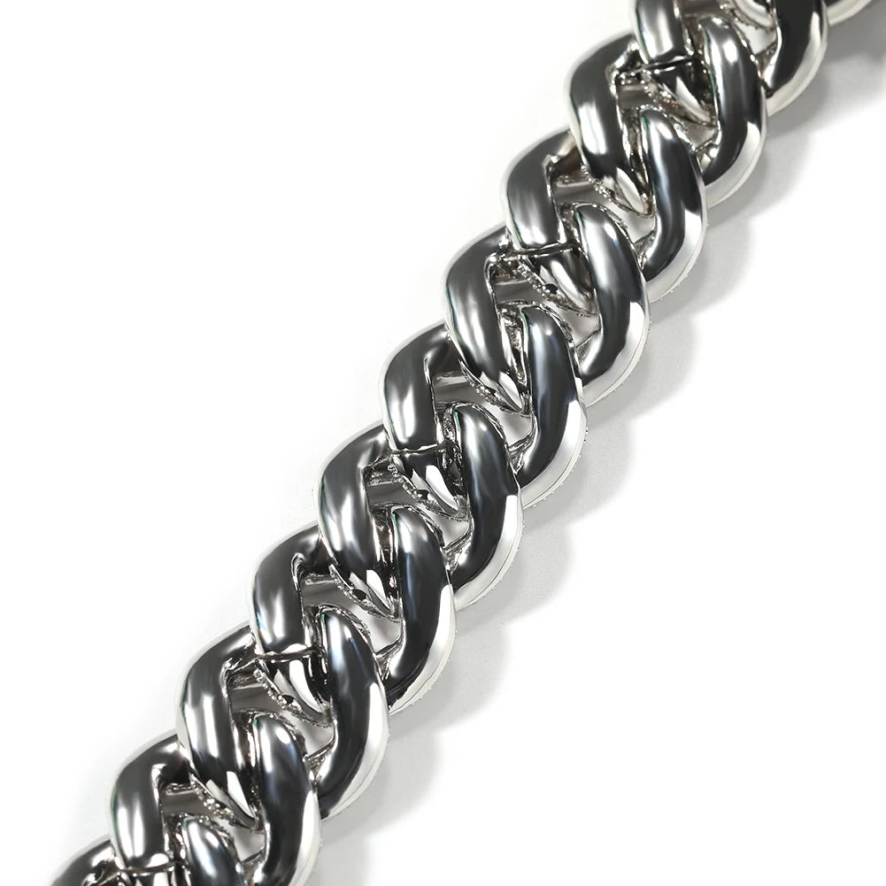 24mm Paved Miami Cuban Link Choker Chain