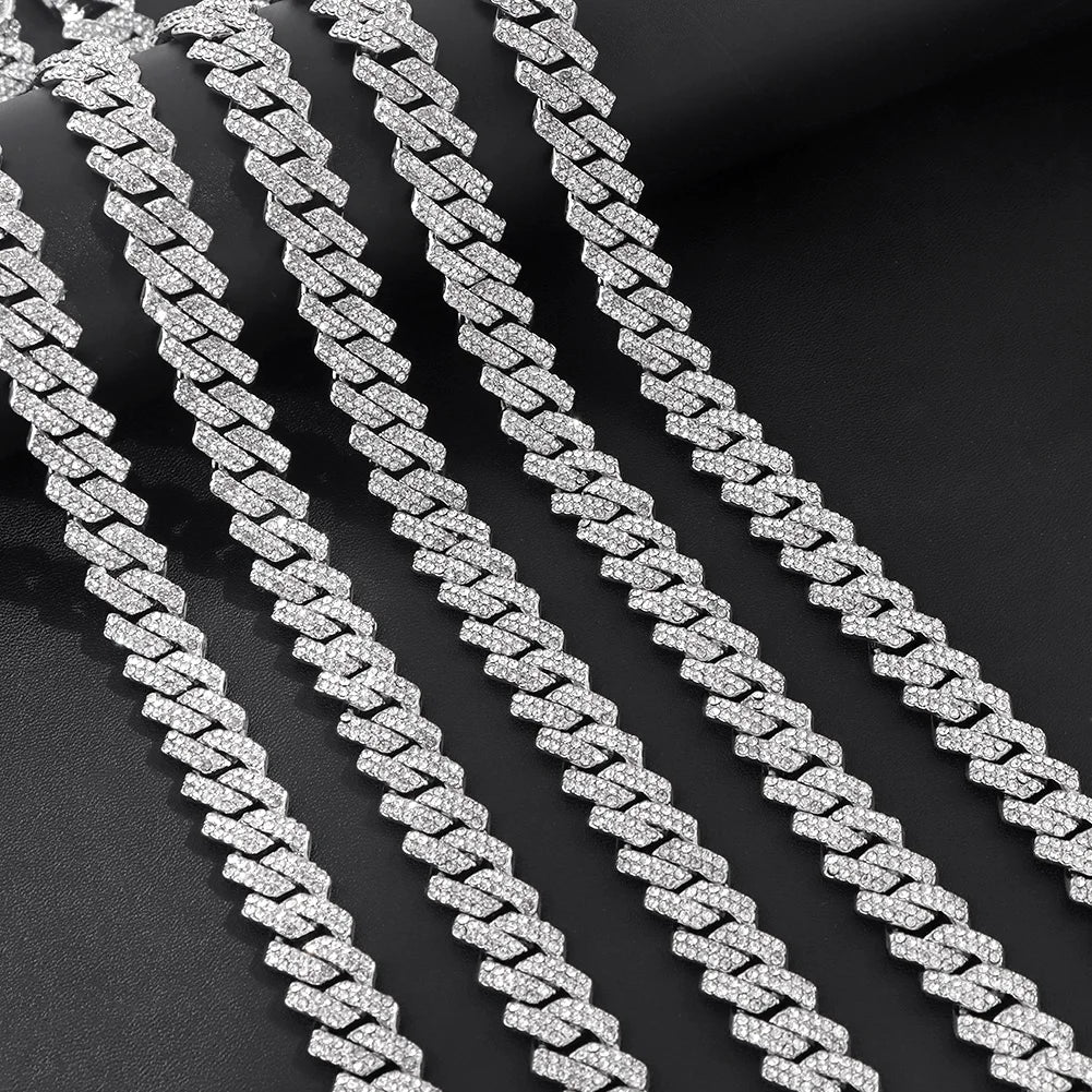 Paved 2-Row Cuban Link