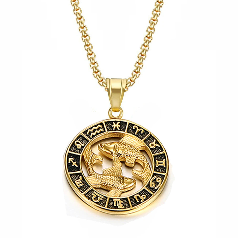 Gold Zodiac Sign Charm