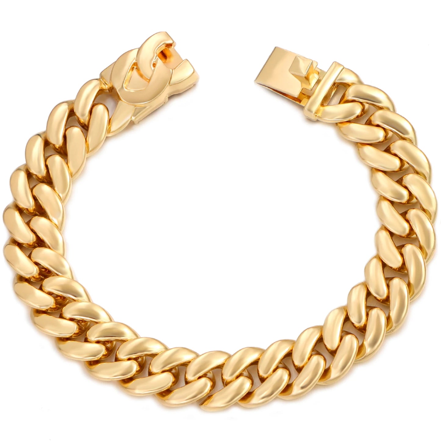 14mm Cuban Link Bracelet