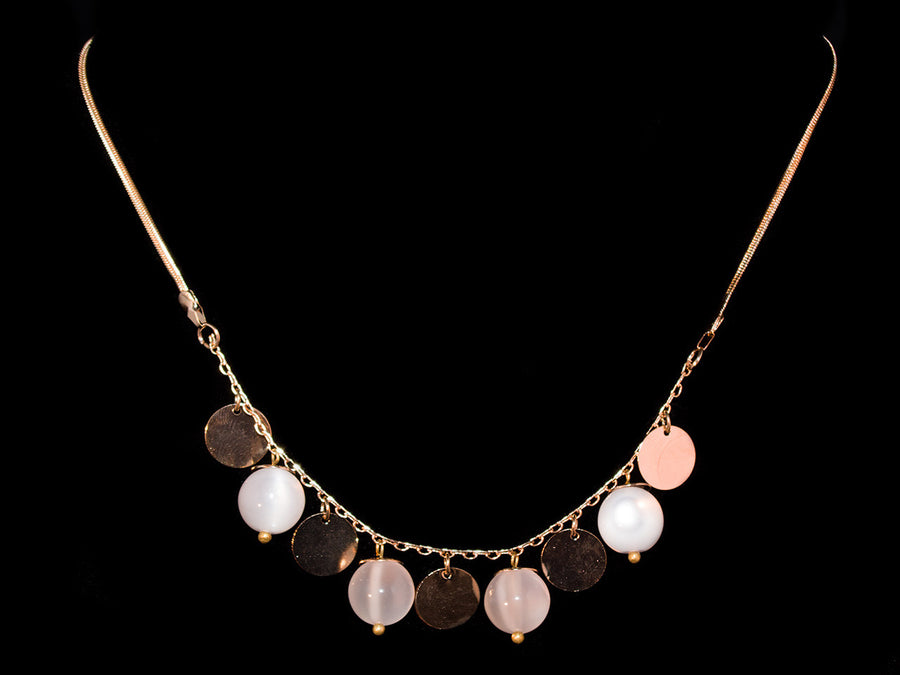 Gold Opal Decorative Necklace - All4Gold.com
