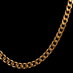 18K Gold 6mm Classic Cuban Link Necklace - All4Gold.com