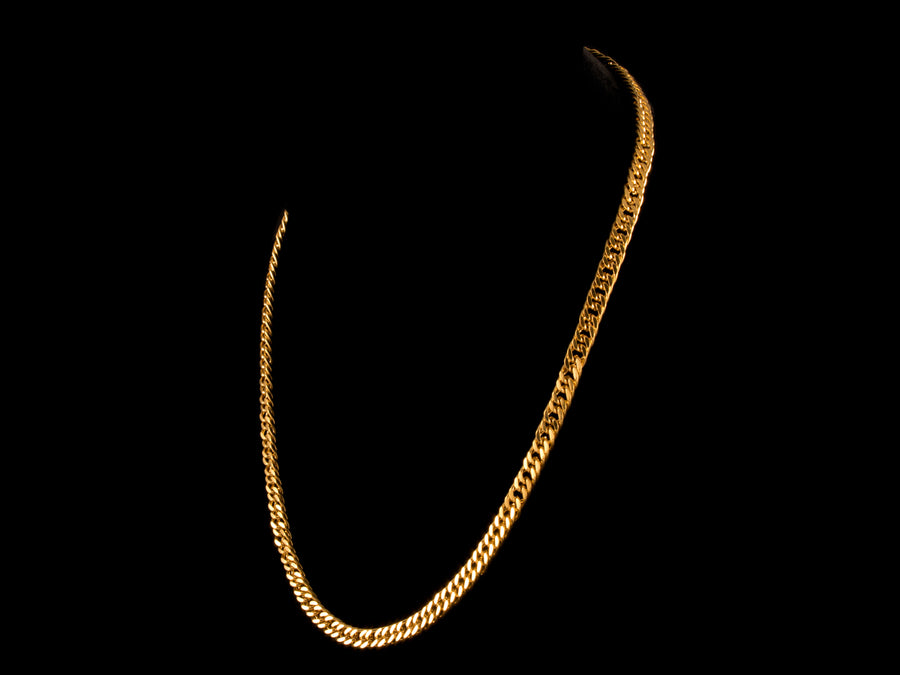 18K Gold 6mm Double Cuban Link Chain - 20 Inch - All4Gold.com