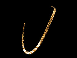 18K Gold Byzantine Link Chain
