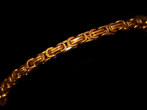 18K Gold Byzantine Link Bracelet - All4Gold.com
